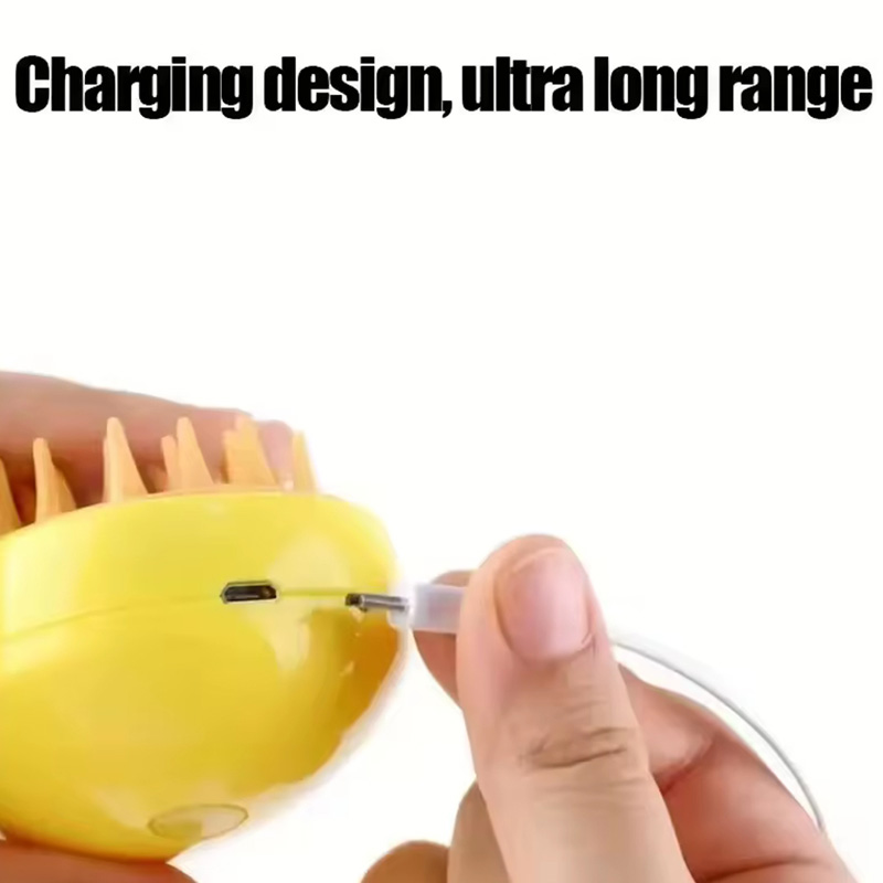 برس بخار سگ و گربه مدل سیلیکونی