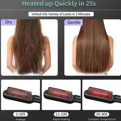 برس حرارتی خشک کننده و صاف کننده سر