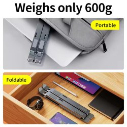 پایه نگهدارنده لپ تاپ و تبلت مدل تاشو